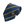 University of Oxford Double Stripe Blue and Gold Tie