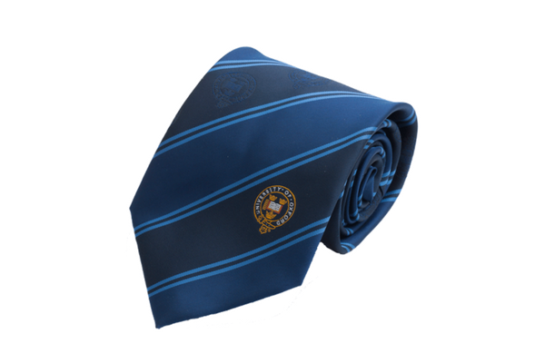 University of Oxford Double Stripe light and dark blue tie