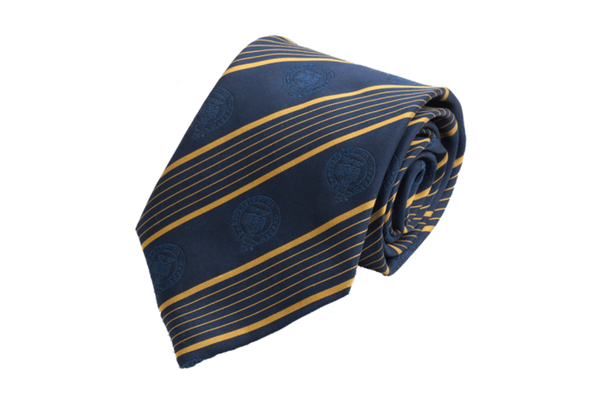 Oxford University Alumni Tie In Blue and Gold