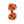 Orange & Black Cuffknots Knot Cufflinks - by Elizabeth Parker England