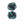 Navy Blue & Turquoise Blue Cuffknots Knot Cufflinks - by Elizabeth Parker England