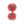Red & Electric Blue Cuffknots Knot Cufflinks - by Elizabeth Parker England