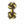 Black & Canary Yellow Cuffknots Knot Cufflinks - by Elizabeth Parker England