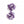 Purple & White Cuffknots Knot Cufflinks - by Elizabeth Parker England