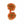 Whiskey Brown & Orange Cuffknots Knot Cufflinks - by Elizabeth Parker England