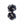 Navy Blue & Grey Cuffknots Knot Cufflinks - by Elizabeth Parker England