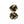 Black & Yellow Cuffknots Knot Cufflinks - by Elizabeth Parker England