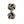 Grey & Black Cuffknots Knot Cufflinks - by Elizabeth Parker England