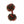 Black & Burgundy Red Cuffknots Knot Cufflinks - by Elizabeth Parker England