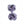 Lilac & Navy Blue Cuffknots Knot Cufflinks - by Elizabeth Parker England