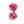 Fuchsia Pink & Pink Cuffknots Knot Cufflinks - by Elizabeth Parker England