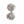 Grey & White Cuffknots Knot Cufflinks - by Elizabeth Parker England