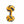 Buttercup Yellow & Royal Blue Cuffknots Knot Cufflinks - by Elizabeth Parker England