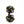 Mocha Brown & Sky Blue Cuffknots Knot Cufflinks - by Elizabeth Parker England