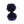 Navy Blue Cuffknots Knot Cufflinks - by Elizabeth Parker England