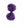 Purple Cuffknots Knot Cufflinks - by Elizabeth Parker England