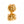 Metallic Gold  Cuffknots Knot Cufflinks - by Elizabeth Parker England