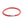 Red Leather Kitoko Bracelet by Elizabeth Parker