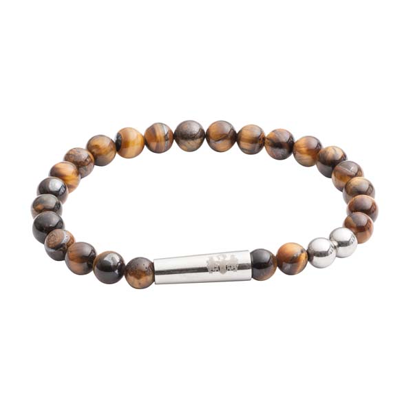 Tiger Eye Bead Bracelet by Elizabeth Parker