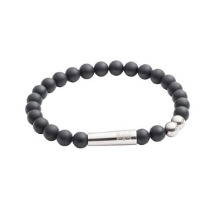 Black Onyx Bead Bracelet By Elizabeth Parker