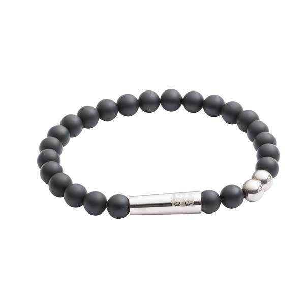 Black Onyx Bead Bracelet By Elizabeth Parker