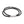 Criss Cross Black Leather Stacking Bracelet by Elizabeth Parker