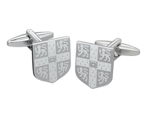 Official University of Cambridge Laser Engraved Crest Cufflinks