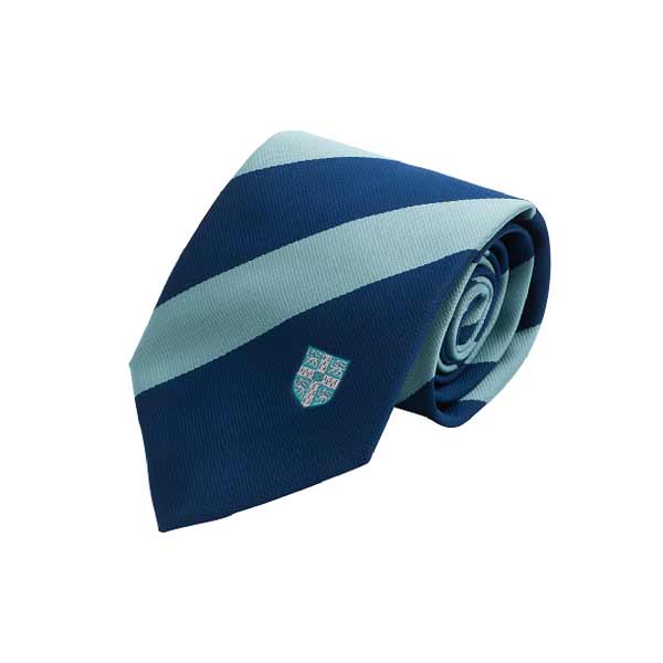 Official University of Cambridge Broad Striped Blue Tie 