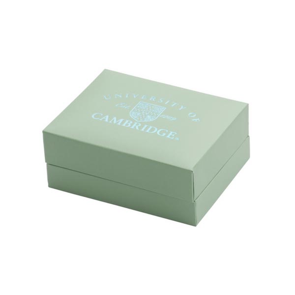 Official University of Cambridge Light Blue Cufflink Box