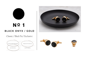 Signature Collection No1 Onyx Cufflinks