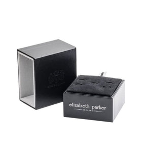 Gunmetal Rough and Smooth Square Cufflinks