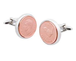 Farthing Heirloom Coin Cufflinks