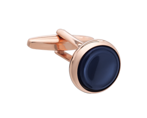 Signature Collection No3 Sodalite & Rose Gold Cufflinks