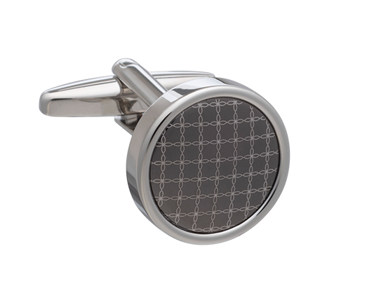 Ornate Decadence Gunmetal Cufflinks