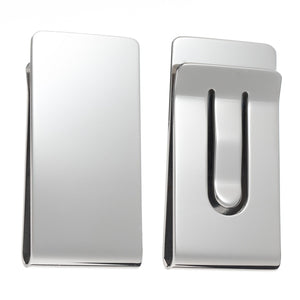 Plain, Polished Metal Money Clip by Elizabeth Parker England