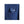 Diagonal Square Black and Navy Silk Pocket Square By Elizabeth Parker in jacket pocket
