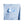 Check Grid Sky Blue Silk Pocket Square by Elizabeth Parker in jacket pocket