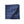 Check Grid Navy Silk Pocket Square by Elizabeth Parker