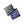Blue and White Rope Twist Silk Pocket Square By Elizabeth Parker in gift box