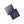 Purple Daisy Do Silk Pocket Square by Elizabeth Parker in gift box