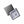 Grey Multi Dotty Silk Pocket Square By Elizabeth Parker in gift box