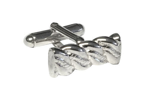 Show the Ropes .925 Solid Silver Bar Cufflinks by Elizabeth Parker