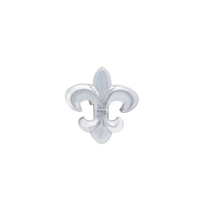 Simply Metal Fleur de Lys Lapel Pin by Elizabeth Parker