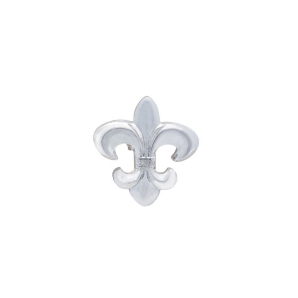 Simply Metal Fleur de Lys Lapel Pin by Elizabeth Parker