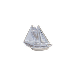 Simply Metal Ship Shaped Lapel Pin by Elizabeth Parker