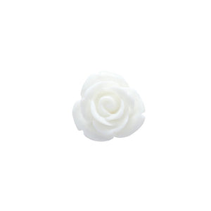 White Rose Lapel Pin by Elizabeth Parker