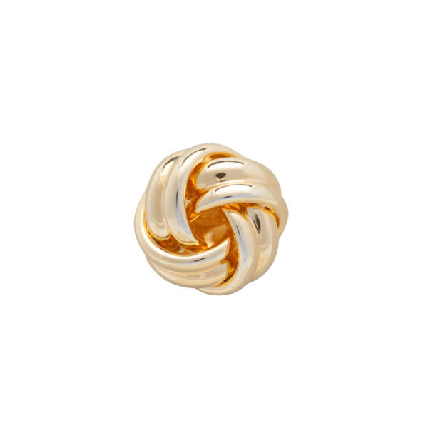 Gold Plated Knot Simply Metal Lapel Pin by Elizabeth Parker