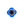 Cutesy Blue Flower Lapel Pin by Elizabeth Parker